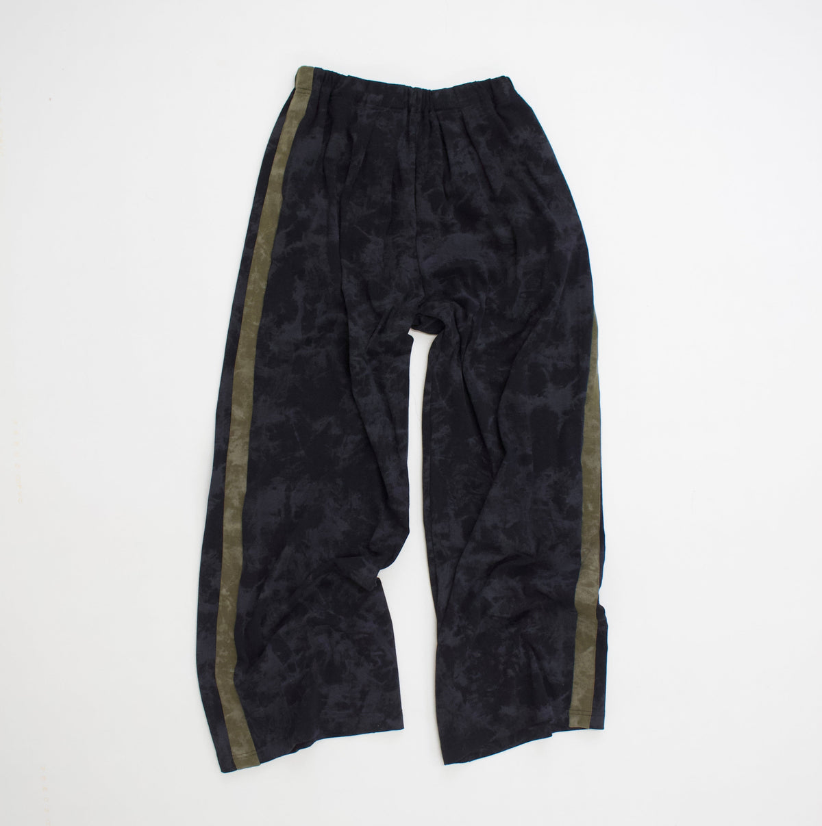 AURéNLEV TIEDYE SIDELINE PANTS ブラック