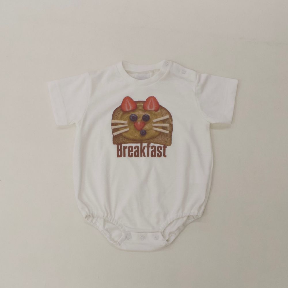 トーストプリントロンパース | TOAST PRINT ROMPERS | Frö