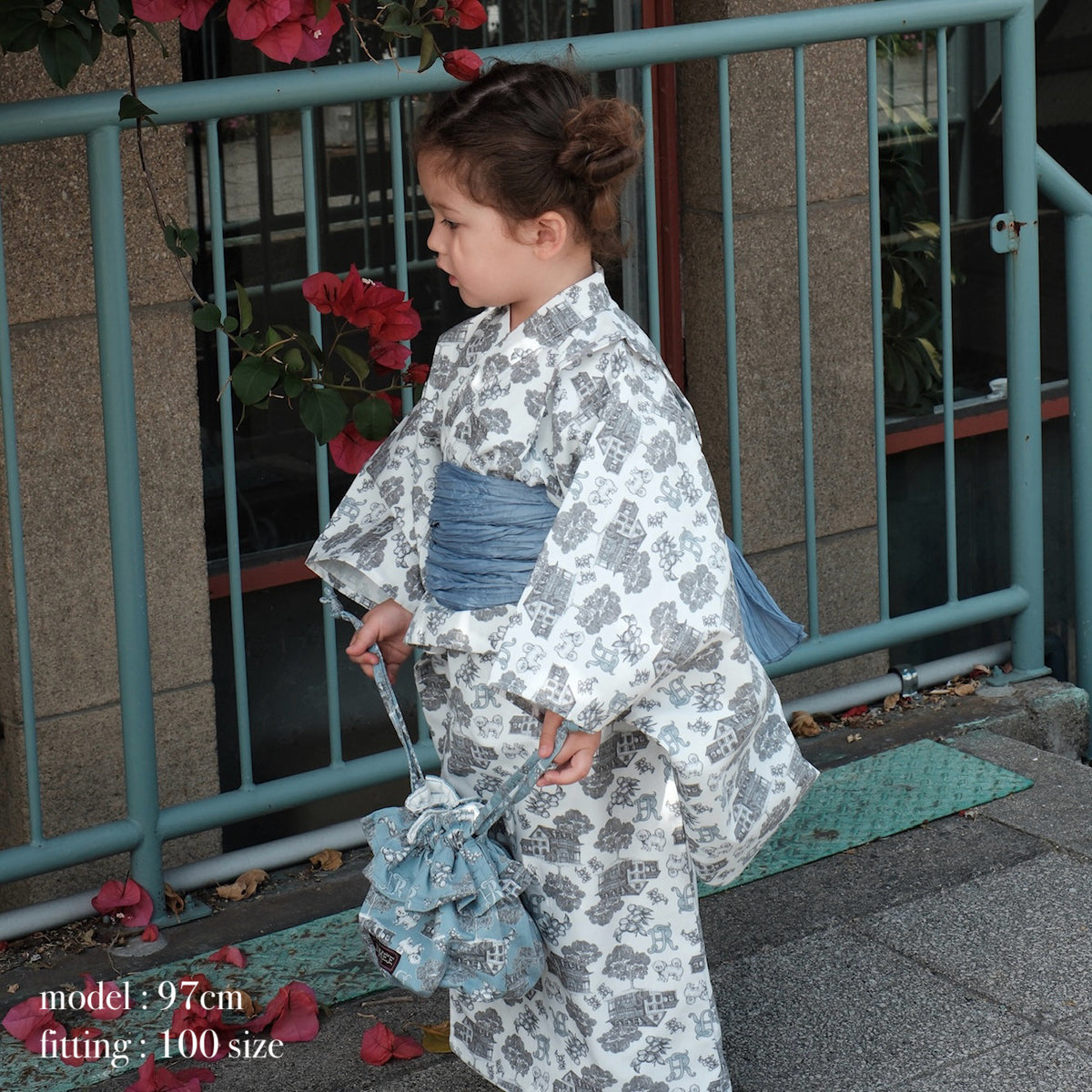 Jamée Rousse TOILE DE JOUY 3SET YUKATA