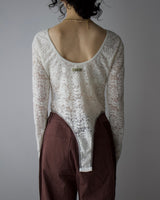 Velour Lace Bodysuit Top13