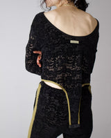 Velour Lace Bodysuit Top23