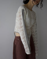 Velour Lace Bodysuit Top6