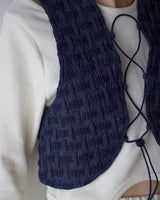 Denim Lace-Up Vest3