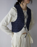 Denim Lace-Up Vest4