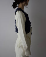 Denim Lace-Up Vest7