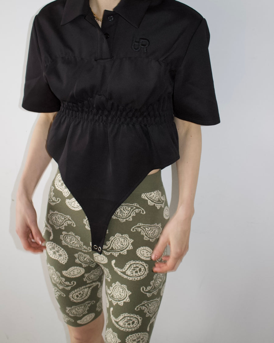 Ponte Polo Bodysuit