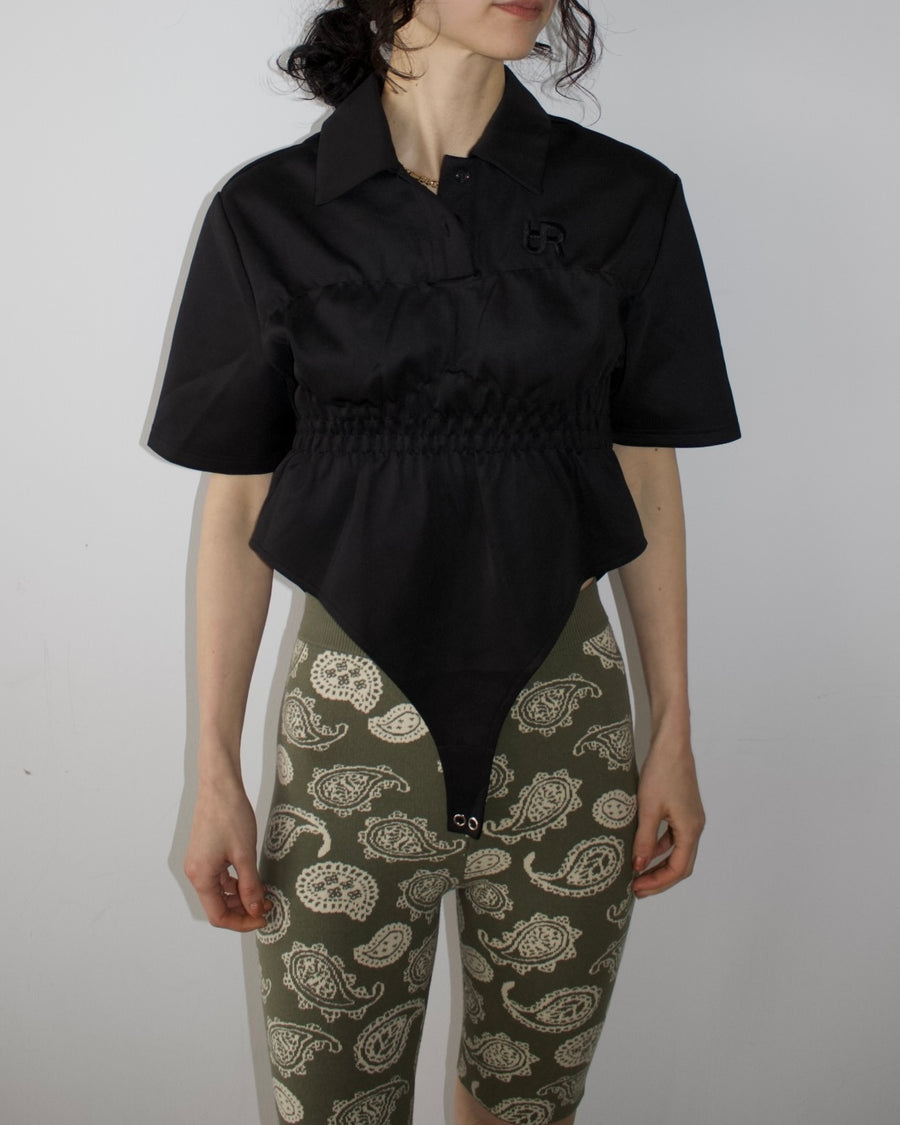 Ponte Polo Bodysuit