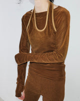Velour 2way Tops1