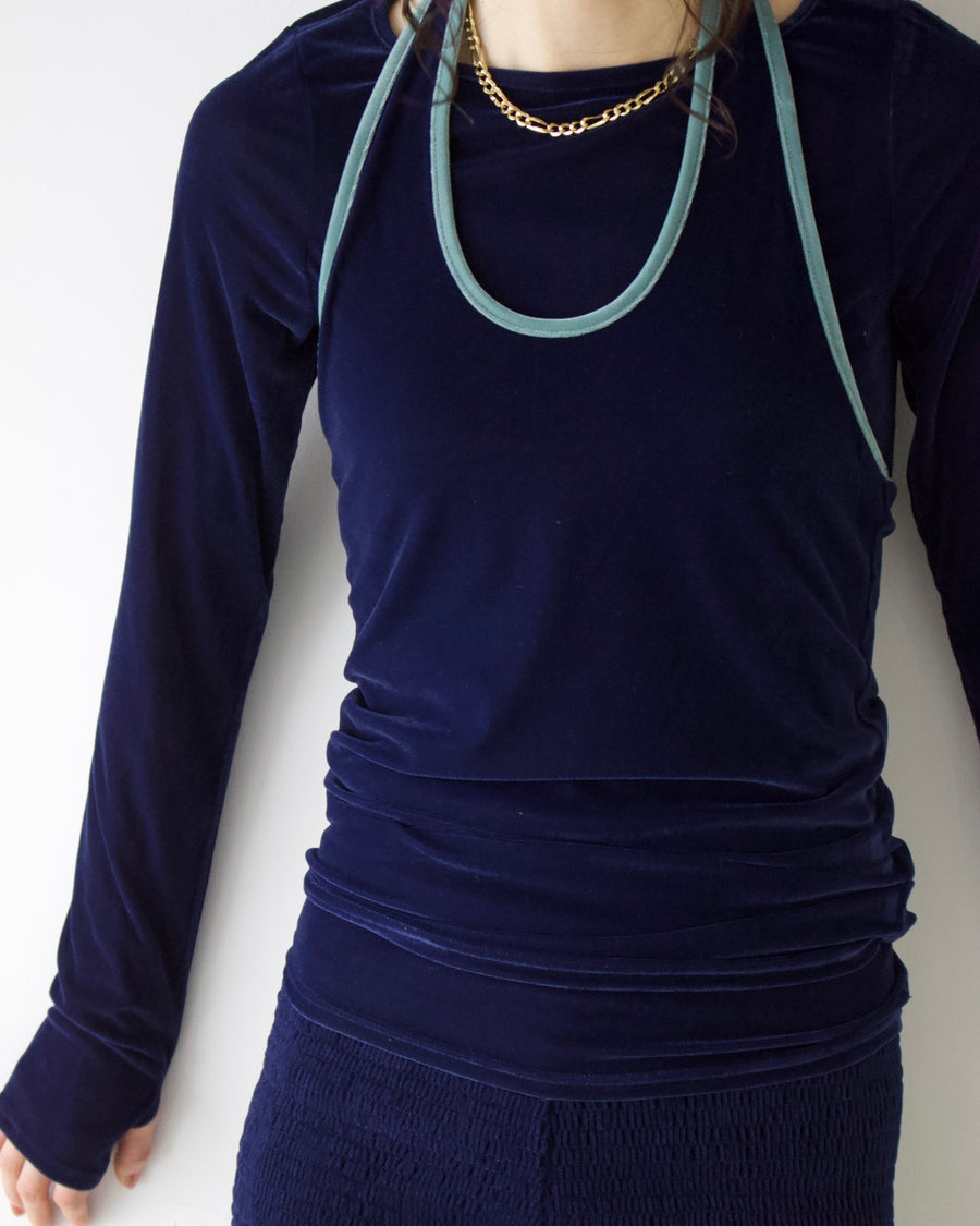 Velour 2way Tops