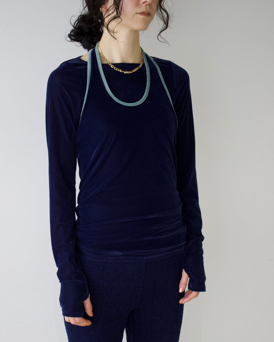 Velour 2way Tops