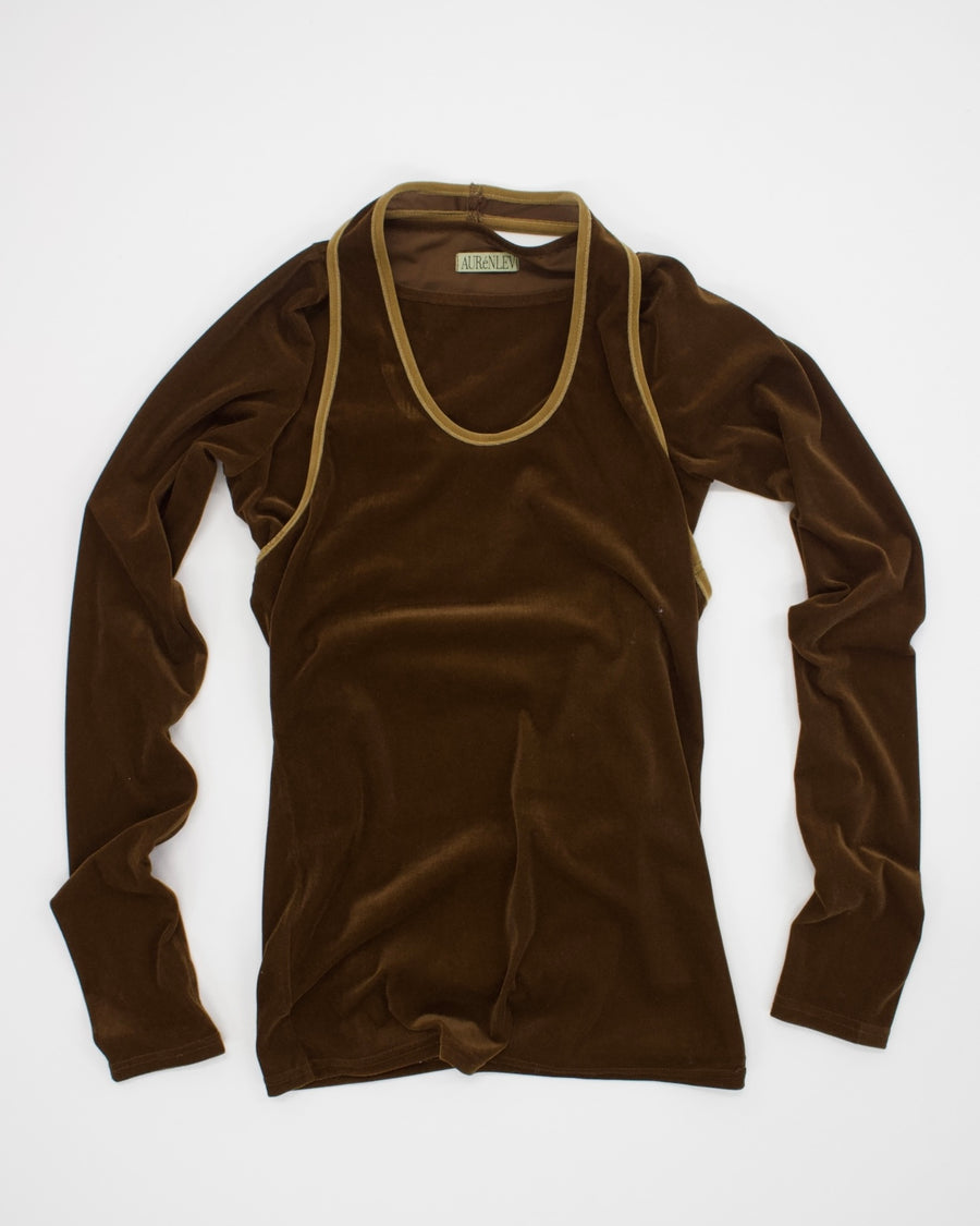 Velour 2way Tops