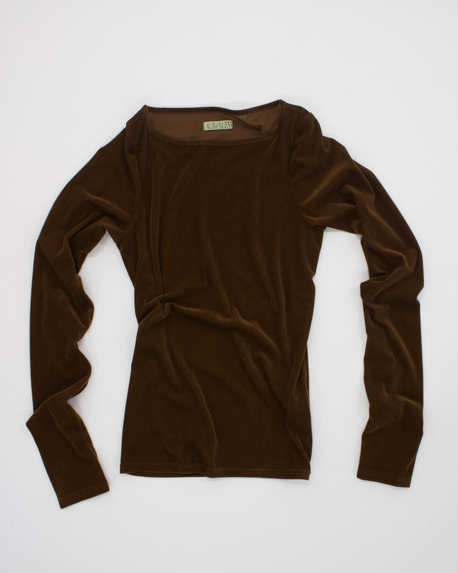 Velour 2way Tops