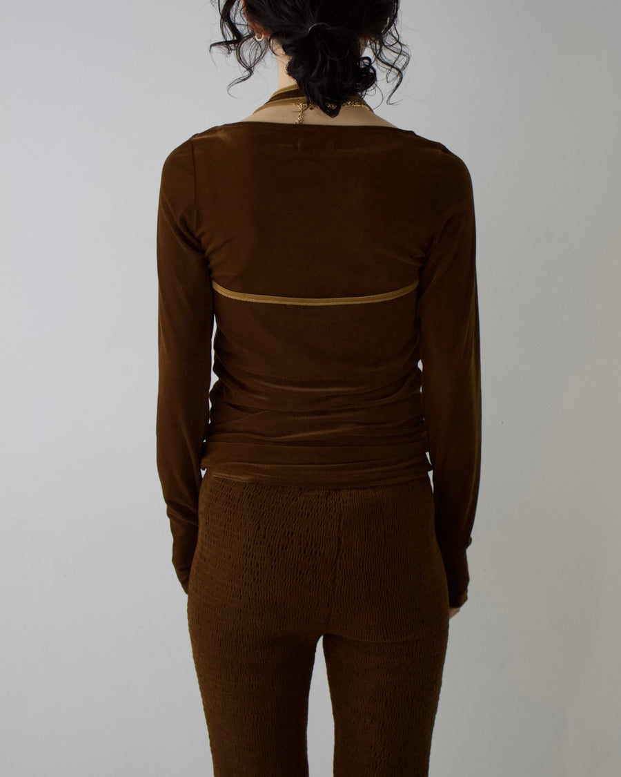 Velour 2way Tops