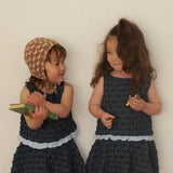 SMOCKING DENIM TANK TOP 1