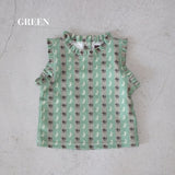 TUCK FRILL SLEEVELESS TOPS 3