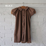 EMBROIDERED STRETCH TWILL DRESS 2