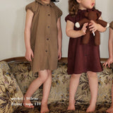 EMBROIDERED STRETCH TWILL DRESS 11