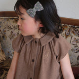 EMBROIDERED STRETCH TWILL DRESS 12