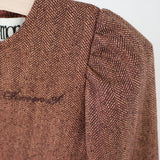 HERRINGDONE TWEED DRESS 18