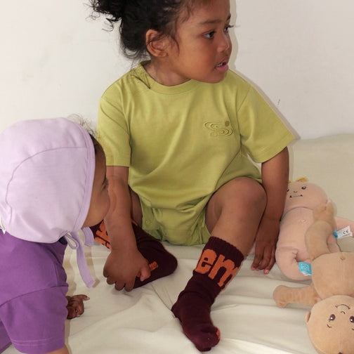 2COLOR SET SIMPLE ROMPERS