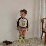 PRINTED RAGLAN ROMPERS 14