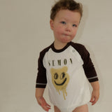 PRINTED RAGLAN ROMPERS 7