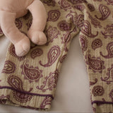 【Frøm  limited 】PAISLEY COTTON GAUZE PAJAMAS 24
