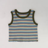 RIBBED BORDER TANK TOP 2