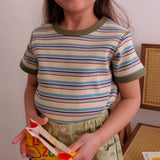 RIBBED BORDER T SHIRT 1