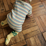 RIBBED BORDER ROMPERS 4