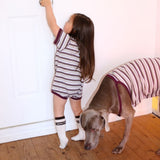 RIBBED BORDER ROMPERS 8