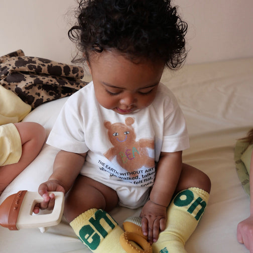 BEAR PRINT ROMPERS
