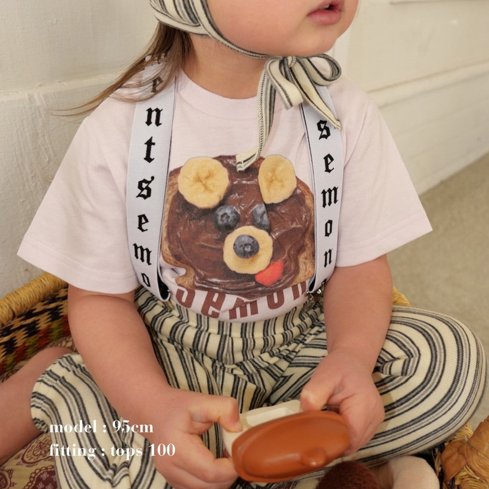 semon TOAST PRINT T SHIRT 100サイズ　2色セット semon TOAST PRINT T SHIRT 100サイズ 2色セット TOAST PRINT T SHIRT