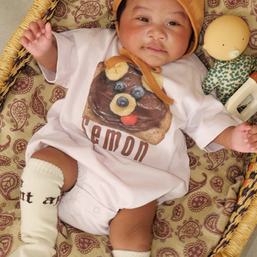 TOAST PRINT ROMPERS