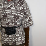 UNISEX PANEL PRINT T SHIRT7