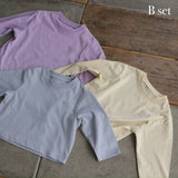 3SET SIMPLE LONG TSHIRT 3