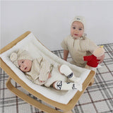 Pattern Long Sleeve Rompers 15