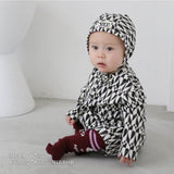 Pattern Long Sleeve Rompers 5