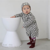 Pattern Long Sleeve Rompers 8