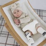 Pattern Long Sleeve Rompers 13