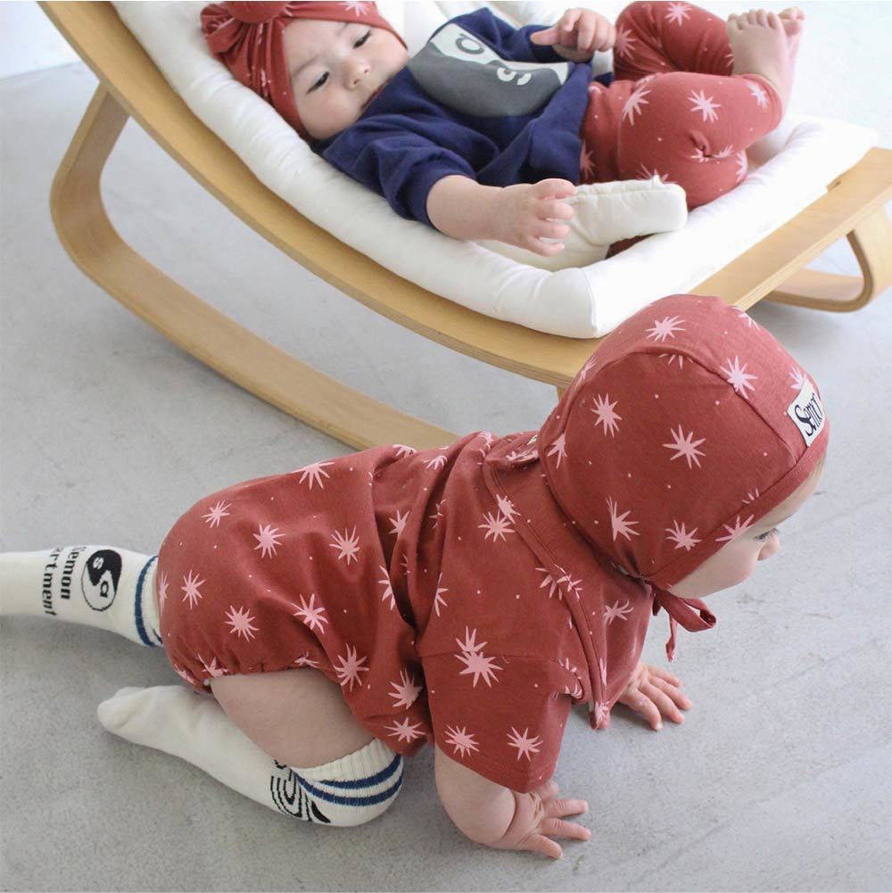 SHORT SLEEVE PATTERN ROMPERS – Frö