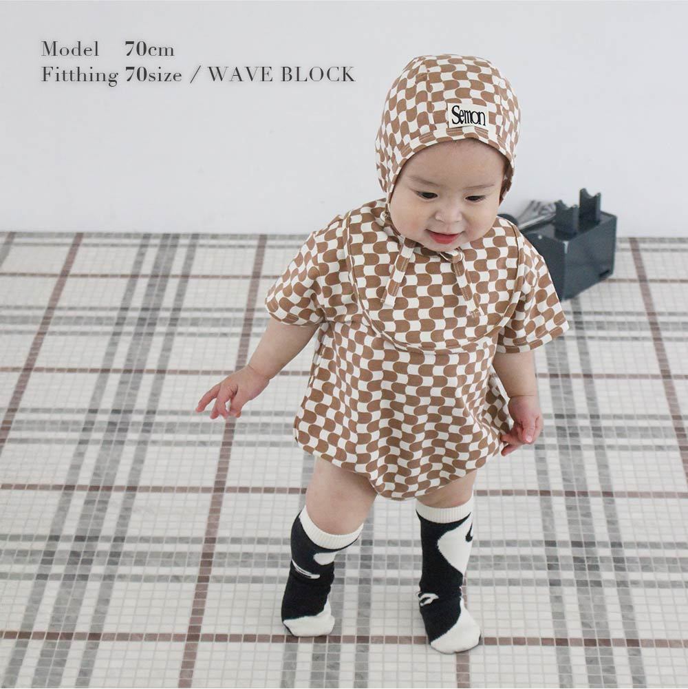 SHORT SLEEVE PATTERN ROMPERS – Frö