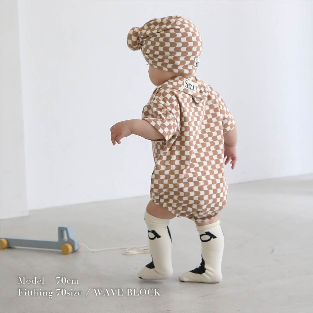 SHORT SLEEVE PATTERN ROMPERS – Frö