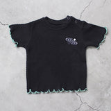 WAFFLE EMBROIDERED HALF SLEEVE TEE25
