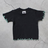 WAFFLE EMBROIDERED HALF SLEEVE TEE28