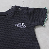 WAFFLE EMBROIDERED HALF SLEEVE TEE30
