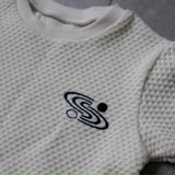 WAFFLE EMBROIDERED HALF SLEEVE TEE32