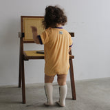 PILE PIPING HALF SLEEVE ROMPERS20