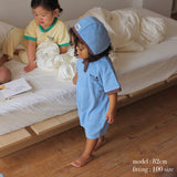PILE PIPING HALF SLEEVE ROMPERS6