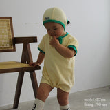 PILE PIPING HALF SLEEVE ROMPERS9